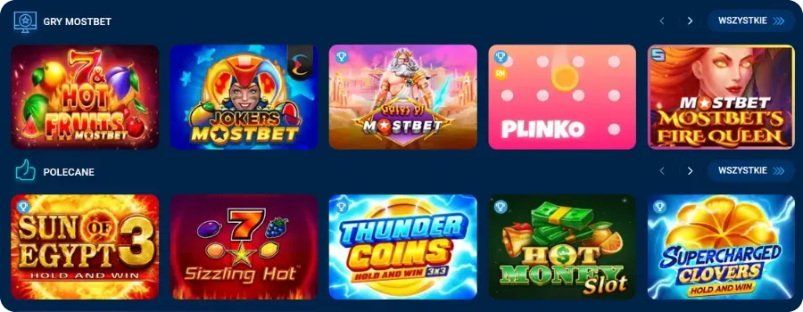 Mostbet Automaty